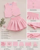 Комплект-двійка «Princess Style» жилетка та спідничка-шорти Kiddo Рожевий розмір 104 (KIDDO-B140B163FDF543BC8D85058FB404C73E) - зображення 4