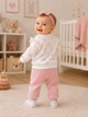 Костюм для девочки «Little Bunny» Kiddo пудровый 80 см - изображение 2