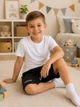 Шорти ATC SPORTS з бавовни та блискавками Kiddo чорний 116 см - зображення 4