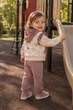 Комплект- тройка Little Flower Kiddo коричневый 68 см - изображение 2