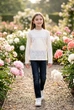 Кофта «Кружевная нежность» Kiddo молочный 152 см - изображение 1