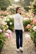 Кофта «Кружевная нежность» Kiddo молочный 152 см - изображение 2