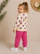 Костюм-тройка для девочки PRETTY Kiddo малиновый 68 см - изображение 2