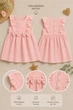 Платье муслиновое Sweet Bow Kiddo персиковый 98 см - изображение 3