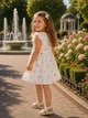 Платье Candy Hearts Kiddo белый 104 см - изображение 2
