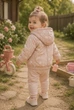 Костюм-тройка “Little Daisy” Kiddo бежевый 74 см - изображение 2