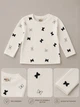 Лонгслив Little Butterflies Kiddo молочный 92 см - изображение 3