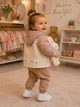 Комплект-тройка “Little Bunny” Kiddo бежевый 68 см - изображение 2