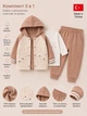 Комплект-тройка “Little Bunny” Kiddo бежевый 68 см - изображение 3