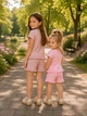 Костюм для девочки Kiddo пудровый 74 см - изображение 3