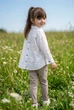 Сорочка-блузка дитяча Kiddo Білий розмір 134 (KIDDO-9DFF152CD0E14165BFAC6C36B59C6468) - зображення 2