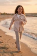 Сорочка муслінова «Natural Beige» Kiddo Бежевий розмір 110 (KIDDO-22C11329526C4340ABE50498BCB331BC) - зображення 1