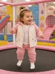 Комплект-тройка “Little Bunny” Kiddo пудровый 68 см - изображение 1