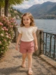Комплект летний “Little Glam” Kiddo пудровый 92 см - изображение 1