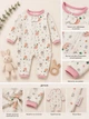 Ромпер Bunny Love для дівчинки Kiddo Молочний розмір 74 (KIDDO-4445BBCEE60744F39D4A61CBB89B91E2) - изображение 2