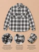 Рубашка Urban Flannel Kiddo белый 140 см - изображение 3