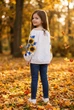 Дитяча вишиванка для дівчинки з соняшниками Kiddo Білий розмір 116 (KIDDO-402E786CB2FB42B3BAA70F326F0EDD87) - зображення 2