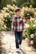 Сорочка тепла в клітинку універсальна Kiddo червоний 134 см - зображення 1
