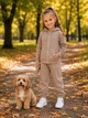 Костюм Sparkle Mia Kiddo бежевый 104 см - изображение 2