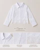 Блуза Elegant Lace Kiddo Білий розмір 140 (KIDDO-E70F0DCA096D41508A5317B41CDA2924) - зображення 3