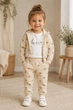 Комплект тройка Sweet Hearts Kiddo бежевый 80 см - изображение 1