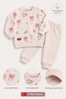 Комплект двойка “Sweet Bows” Kiddo светлый розовый 92 см - изображение 3