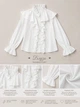 Блуза Soft Ruffle Kiddo Elegant Wave розмір 128 (KIDDO-CD8F5CB4D2494DF48704BDADB0BD4C44) - зображення 3