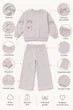 Костюм Bow Charm Kiddo серый 98 см - изображение 3