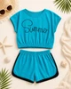 Костюм детский 'Summer' для девочки Kiddo голубой 116 см - изображение 3