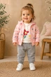 Комплект тройка Little Blossom Kiddo розовый 80 см - изображение 1