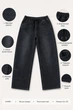 Джинсы унисекс Urban Denim Kiddo темный графит 170 см - изображение 3