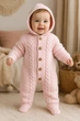 Комбинезон вязаный Little Cozy Kiddo розовый 74 см - изображение 1