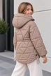 Демісезонна стьобана куртка Star Kiddo Бежевий розмір 122 (KIDDO-90118FF6088B4DD8AE6B18963A800EF6) - изображение 2