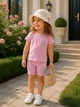 Костюм Lumi Kiddo пастельный розовый 98 см - изображение 1