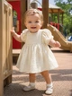 Платье муслиновое Angel Kiddo молочный 74 см - изображение 2