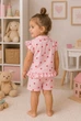 Комплект летний из муслина “Sweet Heart” Kiddo розовый 98 см - изображение 2