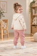 Комплект-тройка теплый «Little Love» Kiddo пудровый 86 см - изображение 2