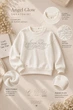 Кофточка Angel Glow со стразами Kiddo молочный 110 см - изображение 3