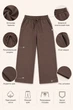 Штаны широкие коттоновые «Brooklyn Wide» Kiddo шоколадный 116 см - изображение 3
