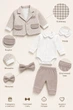 Комплект четвірка Gentleman Baby Kiddo бежевий 74 см - зображення 3