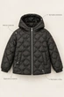 Куртка демисезонная Soft Diamond Kiddo черный 140 см - изображение 3