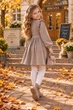 Сукня тепла Crystal Ruffle з оксамитового трикотажу Kiddo Сірий розмір 134 (KIDDO-24BA254F19984EC98046C32FB3E7D6A0) - зображення 2