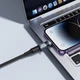 Перехідник HOCO UA36B C male to USB female OTG transparent adapter Black - зображення 7