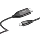 Кабель HOCO UA16 Type-C to HDTV HD on-screen cable Metal Gray - зображення 4
