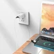 Кабель BOROFONE BX79 USB to Type-C 3A, 1m, silicone, silicone connectors, White - изображение 3