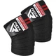 Бинти на коліна RDX GYM бавовна 200 см чорні червоні - зображення 1