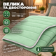 Электропростынь Termosoft теплая простынь с подогревом Kayfovo 120*160 полуторка байка Салатовый - изображение 4