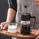 Термостойкий стеклянный чайник-френч-пресс для кофе Onlycook, 350 мл. - изображение 3
