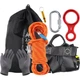 Страховочный трос Geermu Outdoor Escape для спуска по веревке со стальным проволочным сердечником, 8 мм, страховочная обвязка, комплект 10 метров. - изображение 3