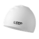 Шапочка для плавания Keep Swimming Cap, унисекс, силиконовая водонепроницаемая шапочка для плавания, высокоэластичная, с увеличенными ушами, для защиты ушей при длинных волосах, для взрослых, цвет 055, белый. - изображение 4